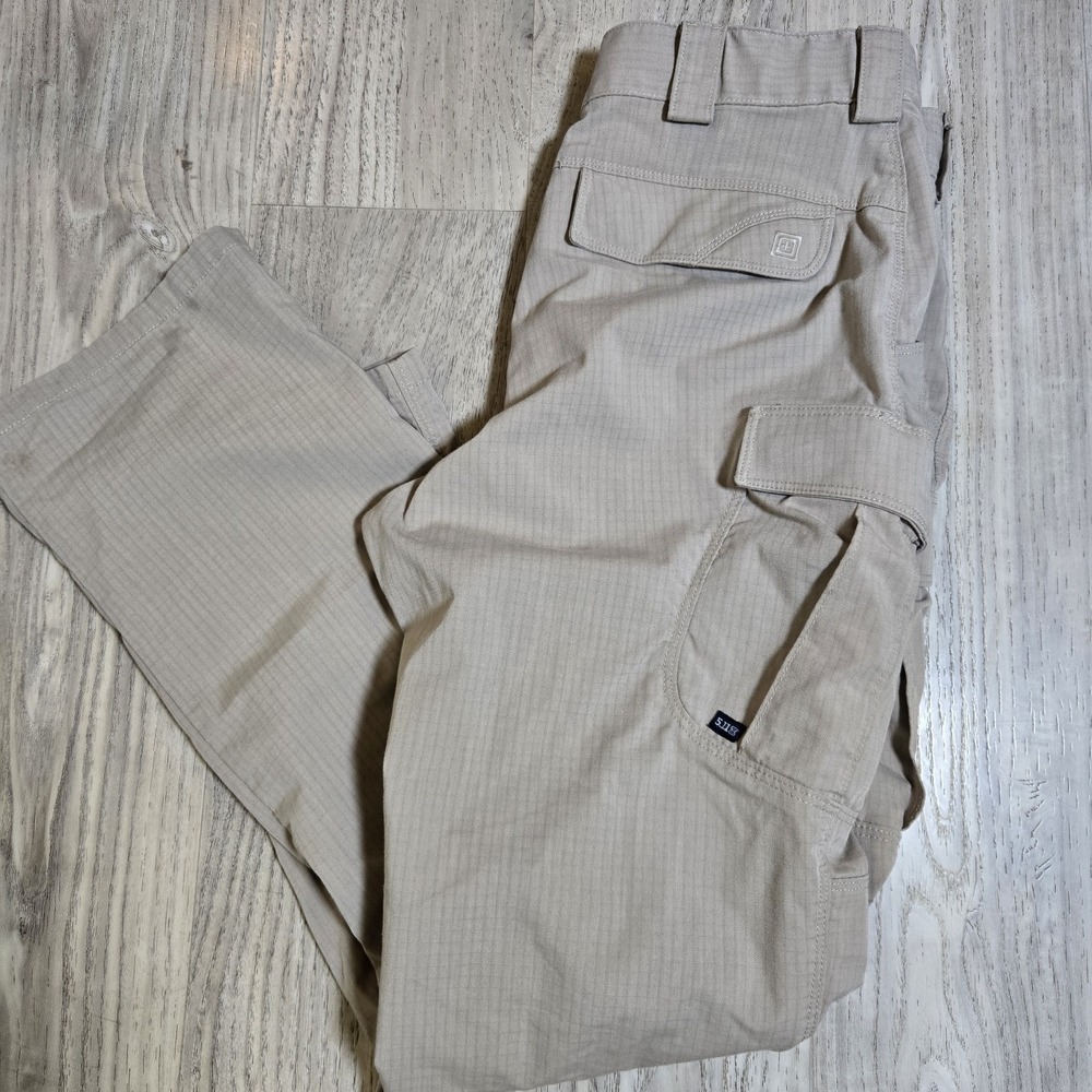 5.11 Tactical Series Pants Mens 34x34 Tan Taclite Pro Cargo Utility Ripstop